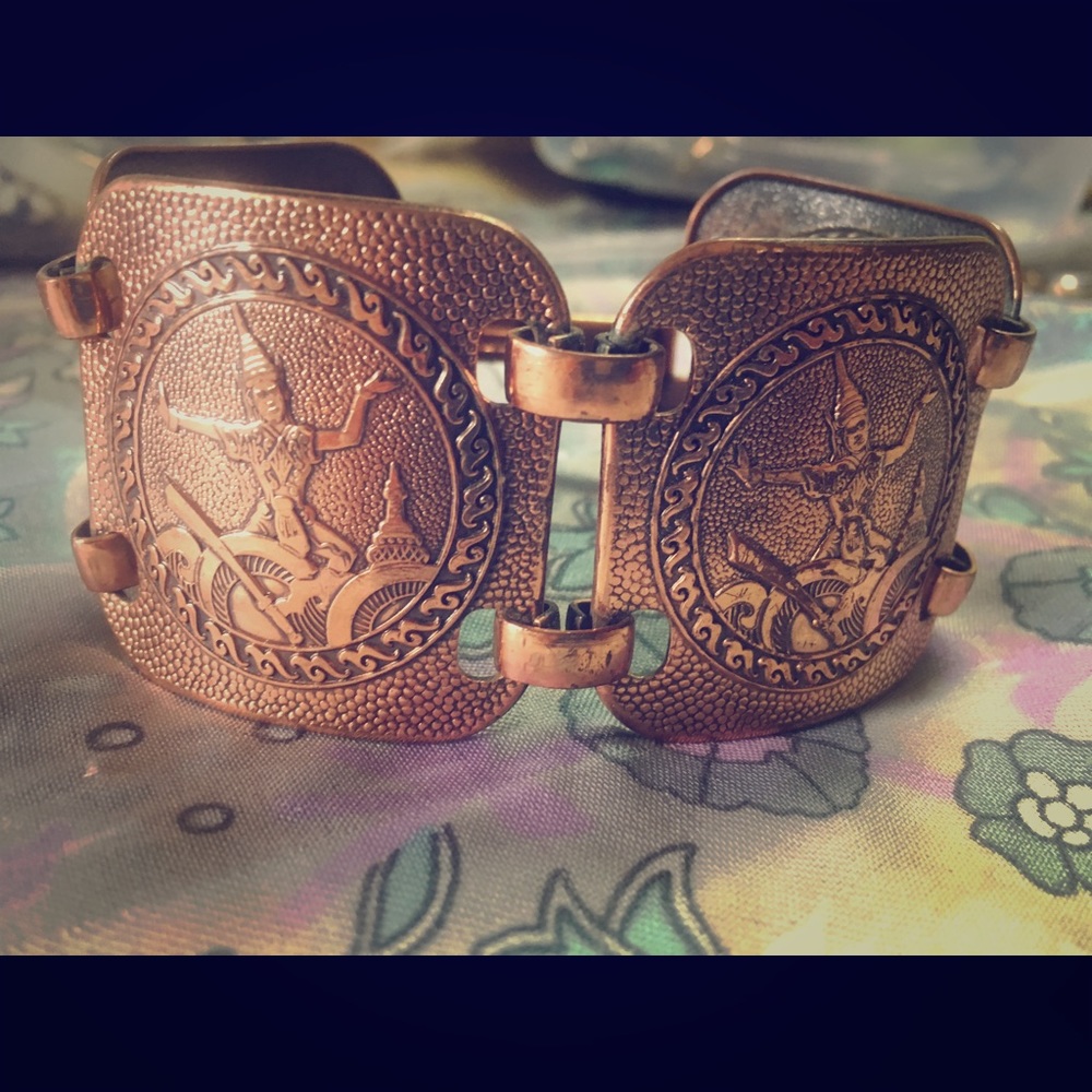 Very cool vintage 60's copper bracelet